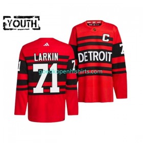 Detroit Red Wings DYLAN LARKIN 71 Adidas 2022-2023 Reverse Retro Rood Authentic Shirt - Kinderen